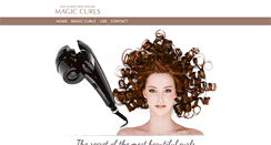 Desktop Screenshot of magic-curls.com